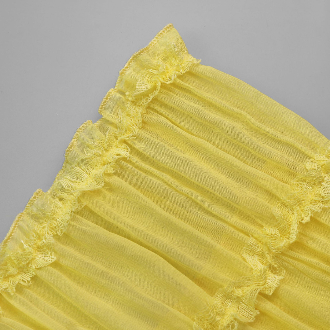 Vestido de gasa veneciano