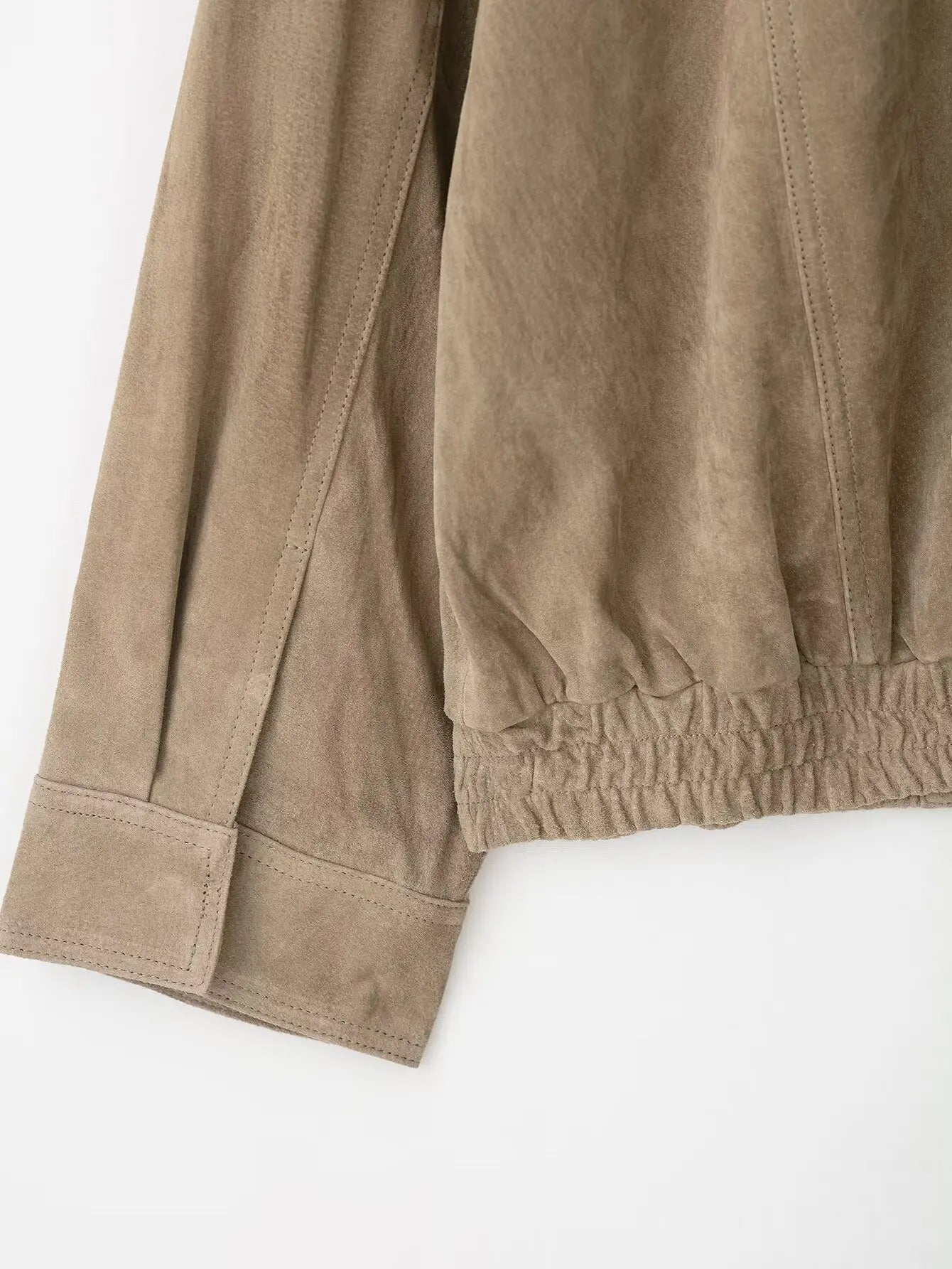 Suede Jacket - Wildleder Look