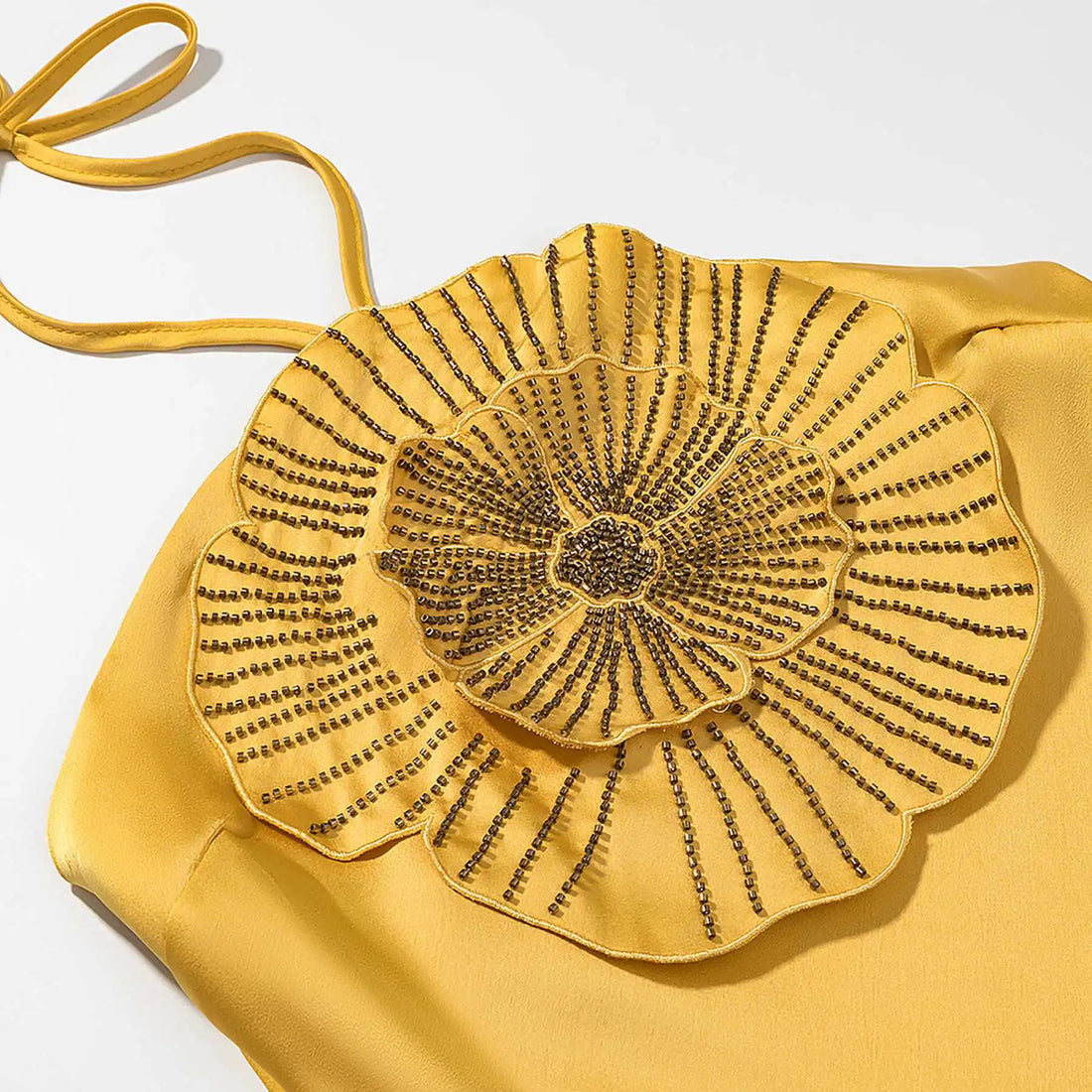 Gold Bloom Dress
