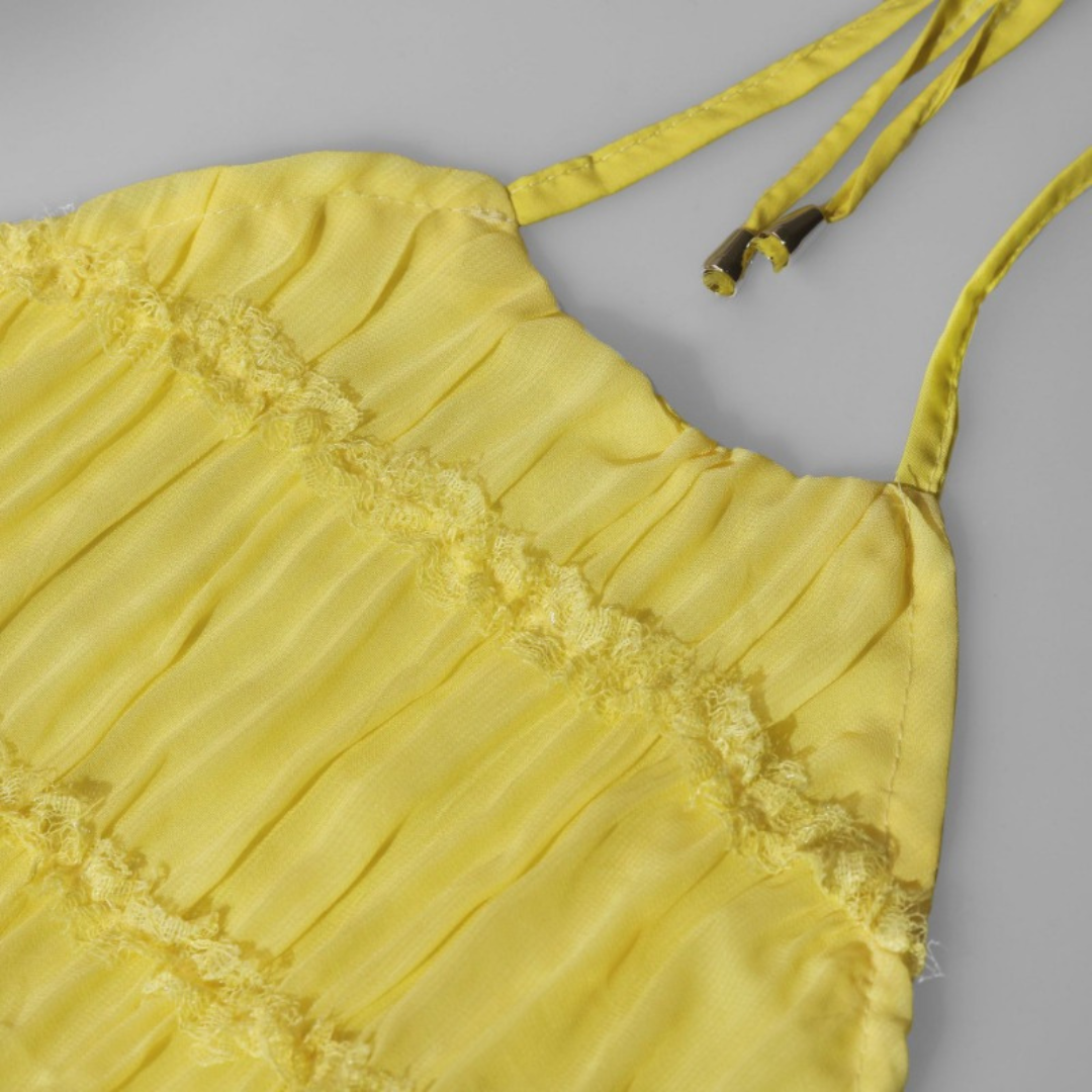 Vestido de gasa veneciano