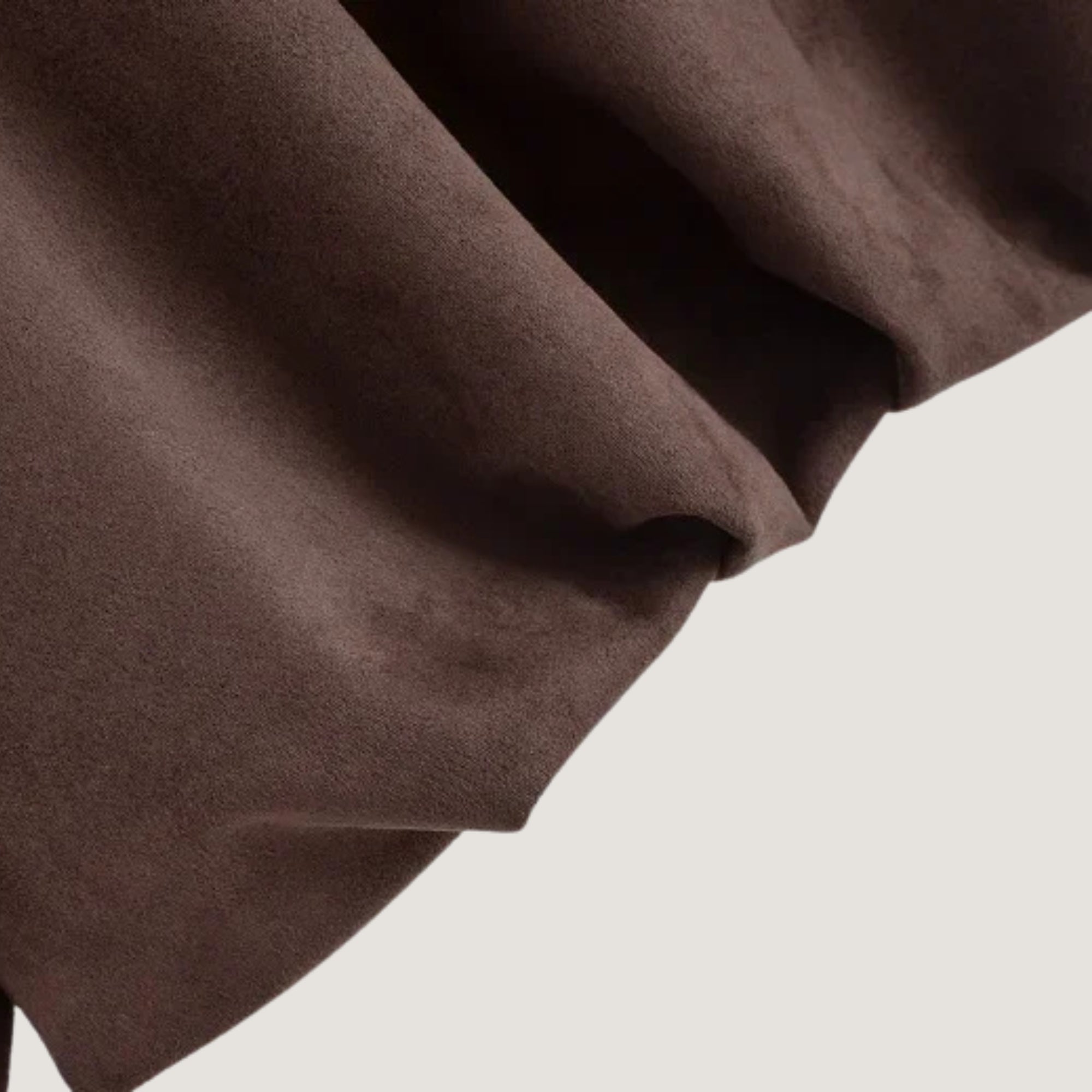 Chocolate Nomad Jacket - Wildleder Look