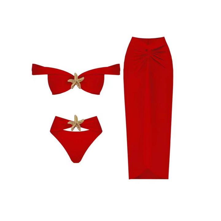 BB SunsetGlow - conjunto de bikini con falda