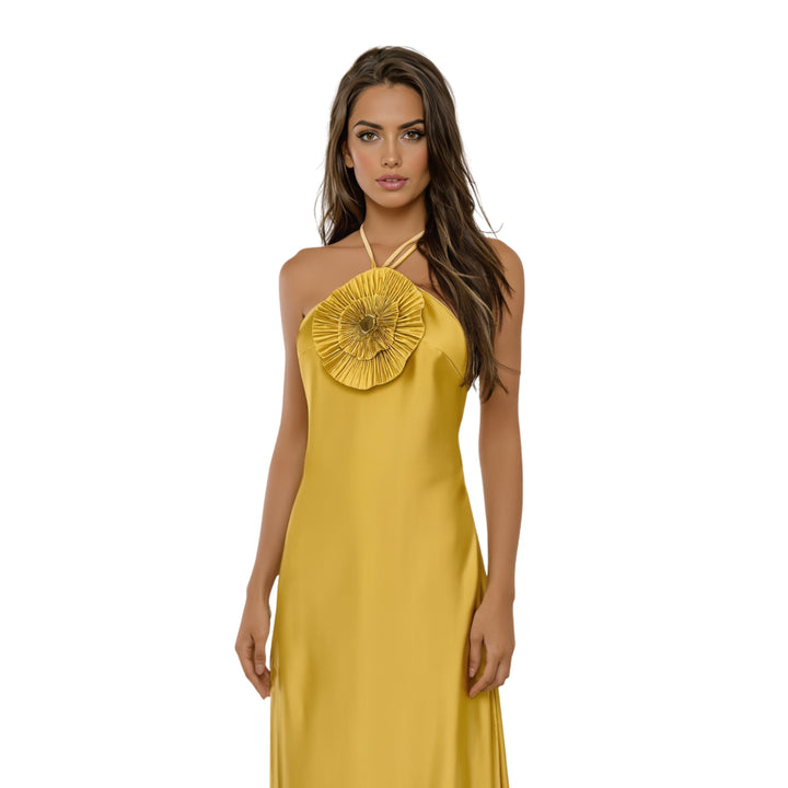 Gold Bloom Dress