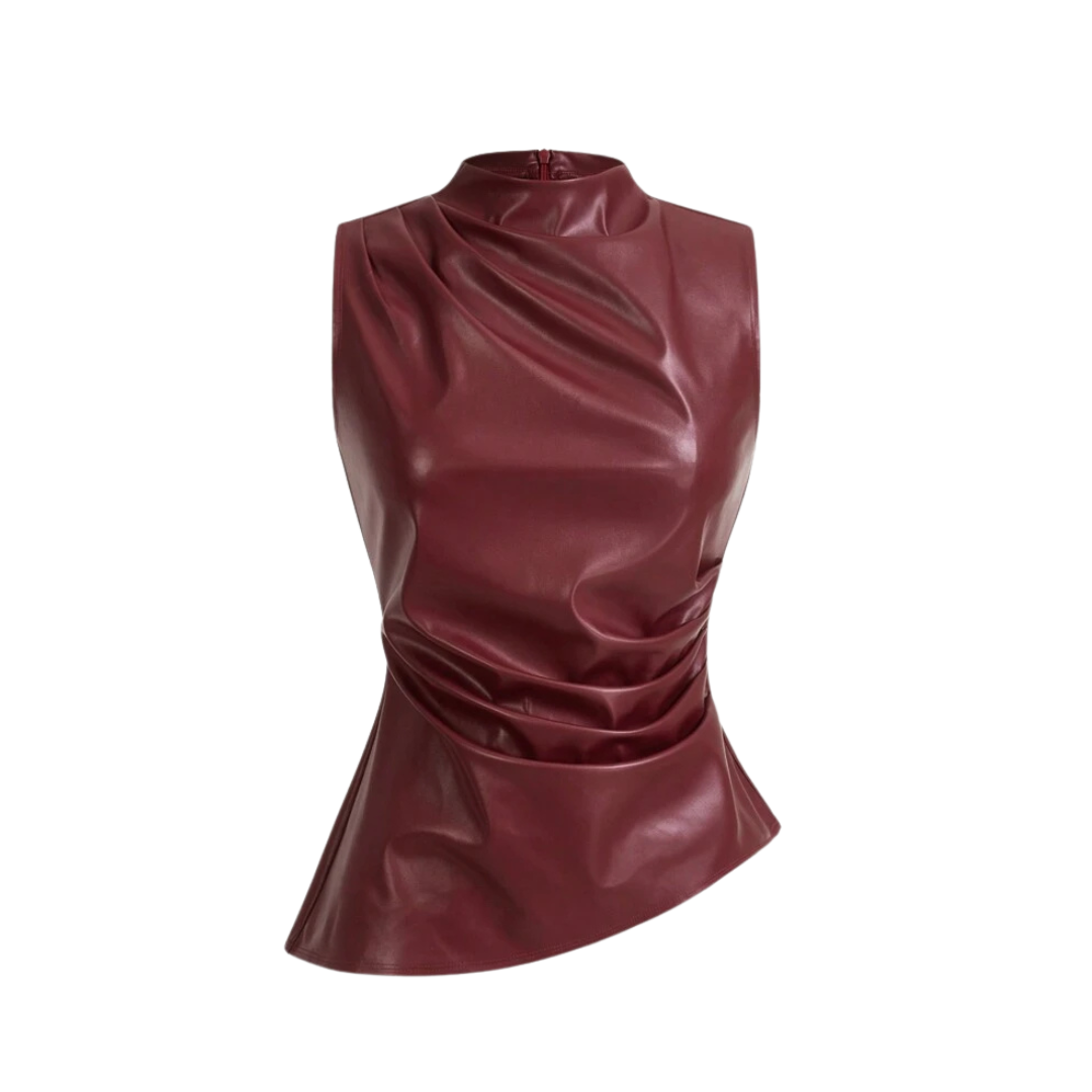 Leather Top Burgundy