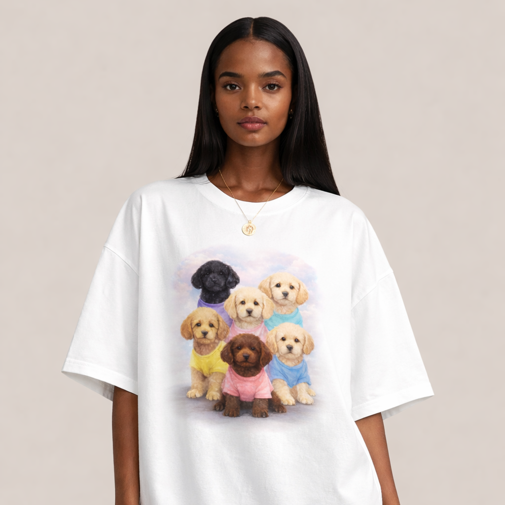 Puppy Oversized  T-shirt