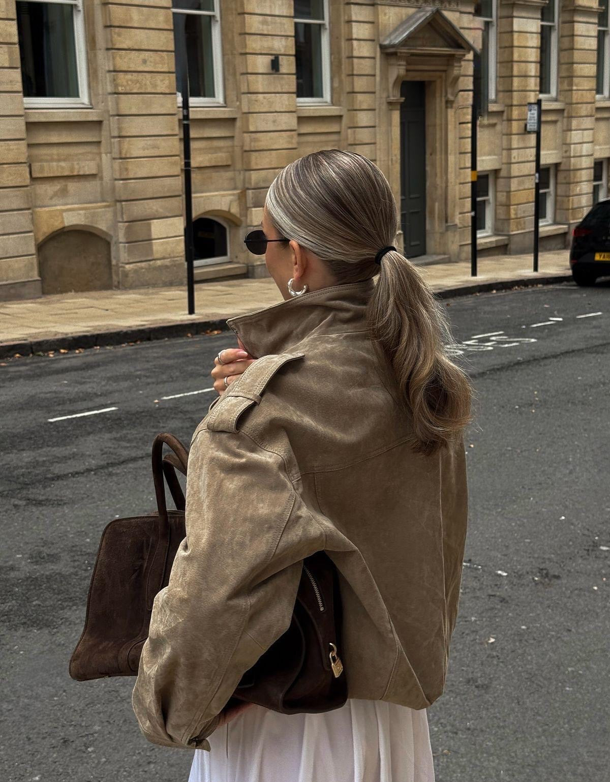 Suede Jacket - Wildleder Look