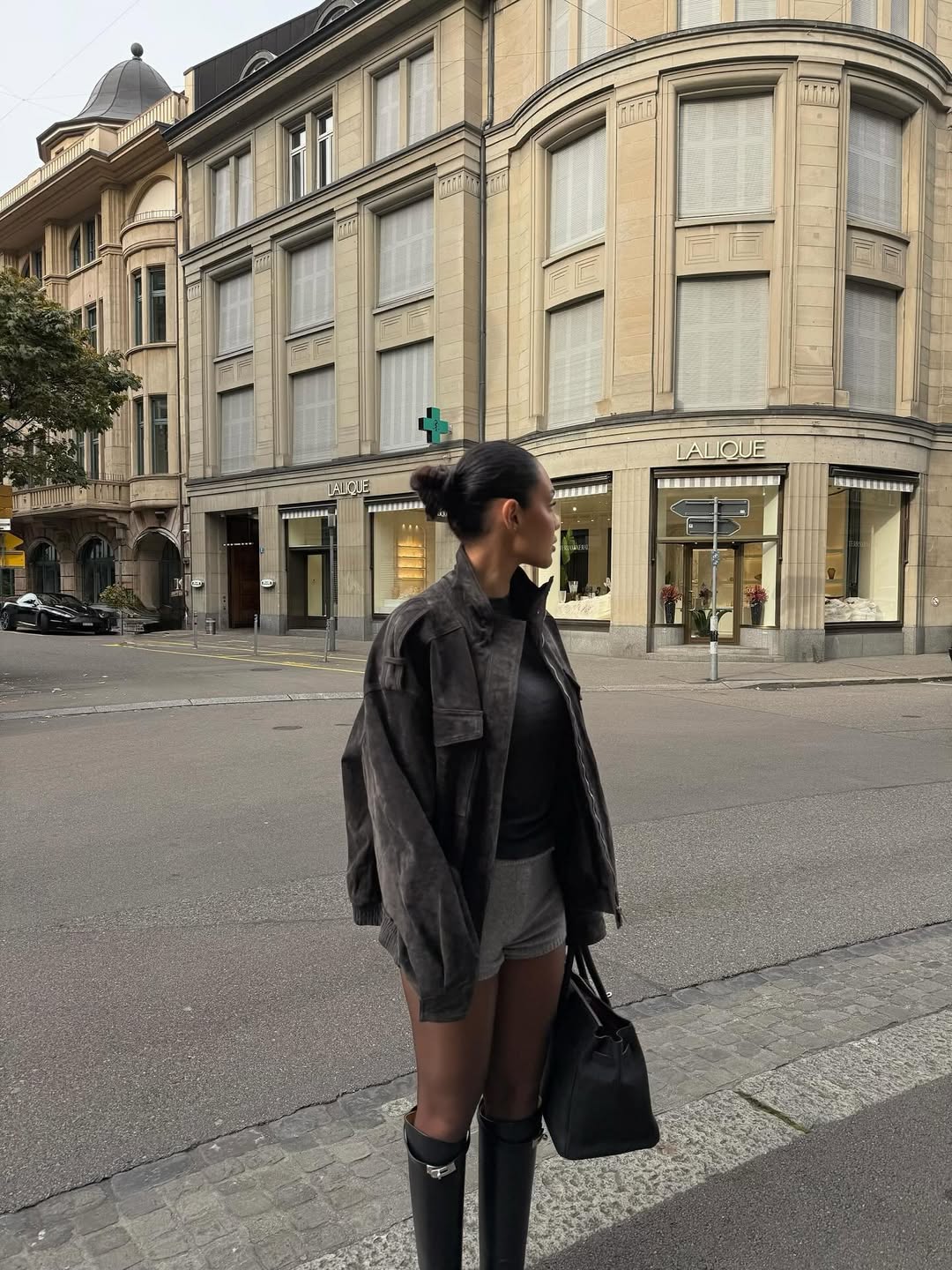 Suede Jacket - Wildleder Look