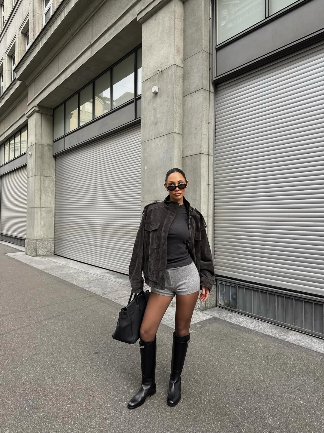 Suede Jacket - Wildleder Look