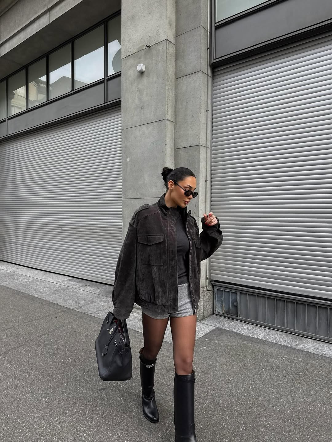 Suede Jacket - Wildleder Look