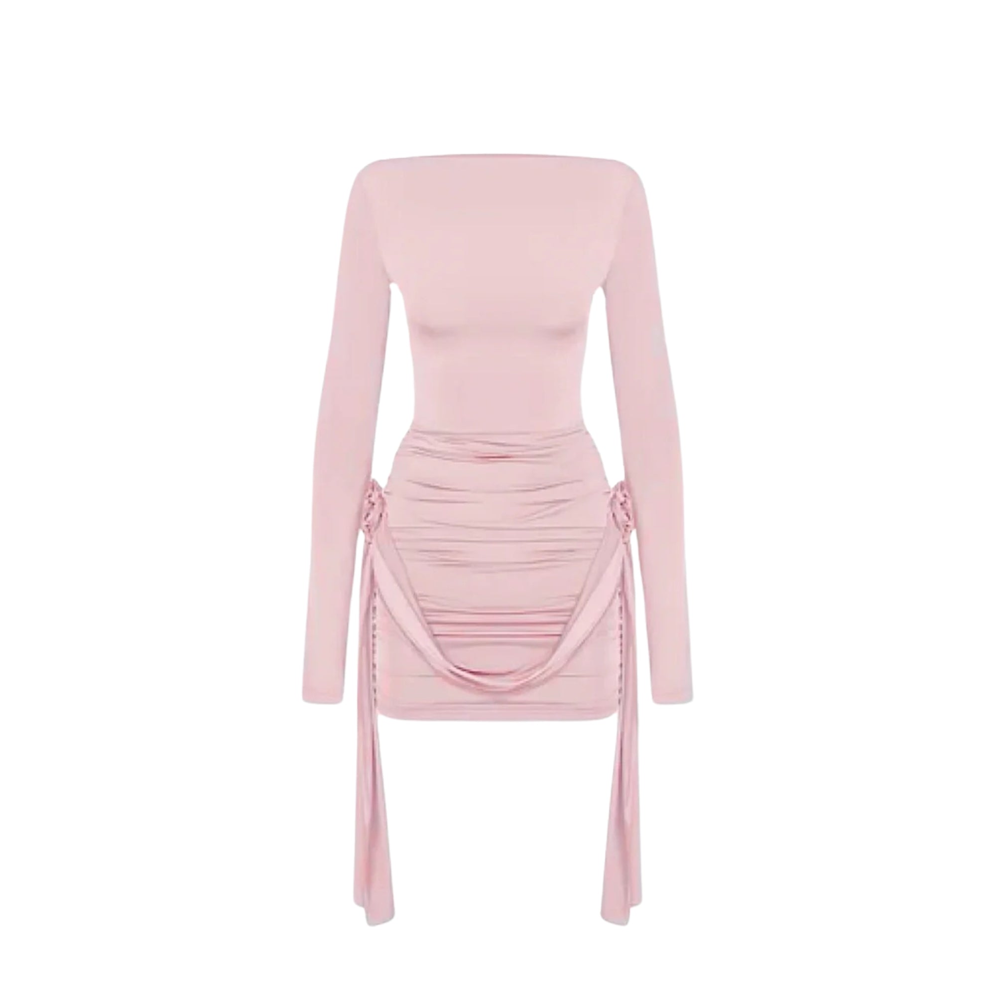 Vestido rosado suave